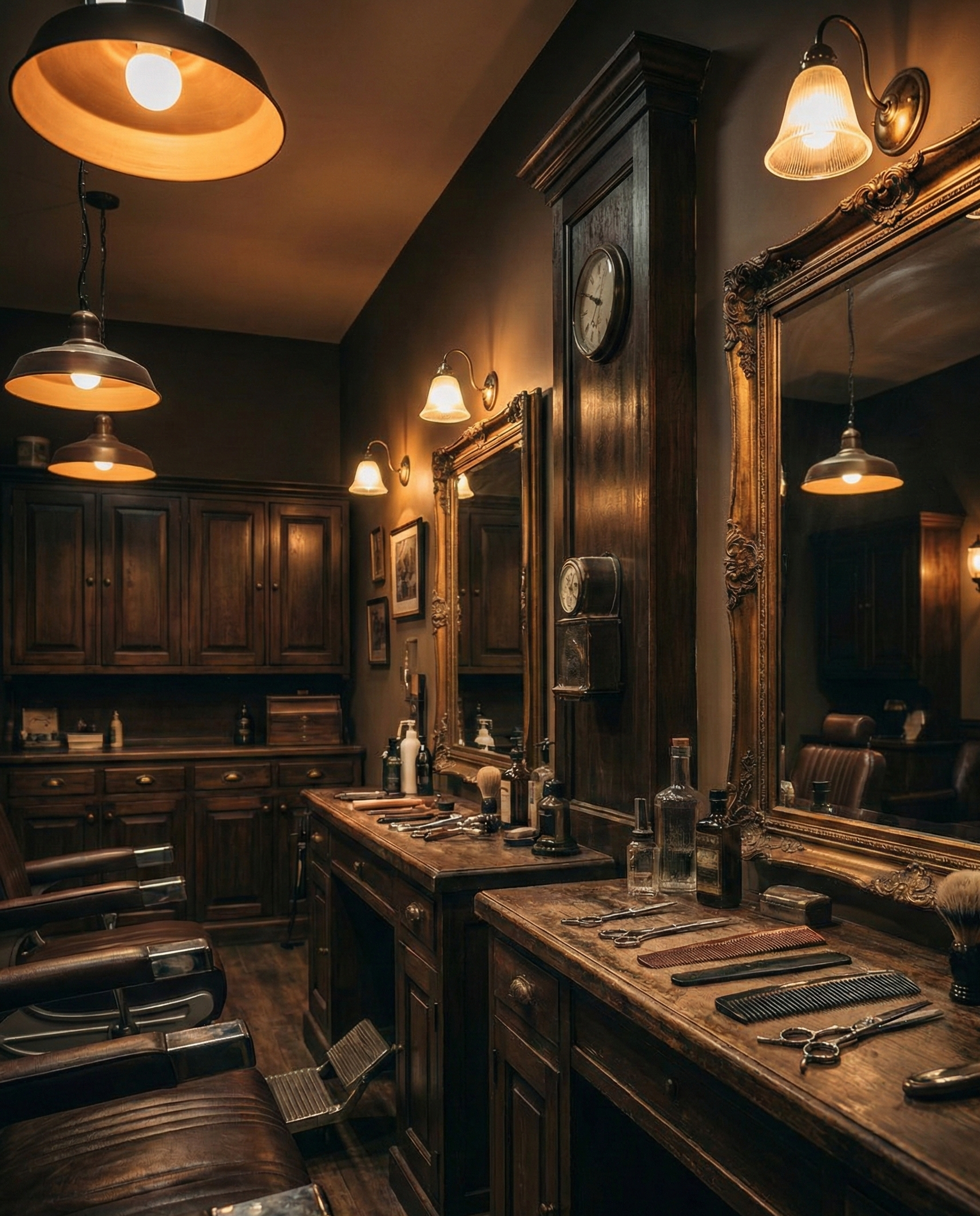 Inside Sharp Barbers
